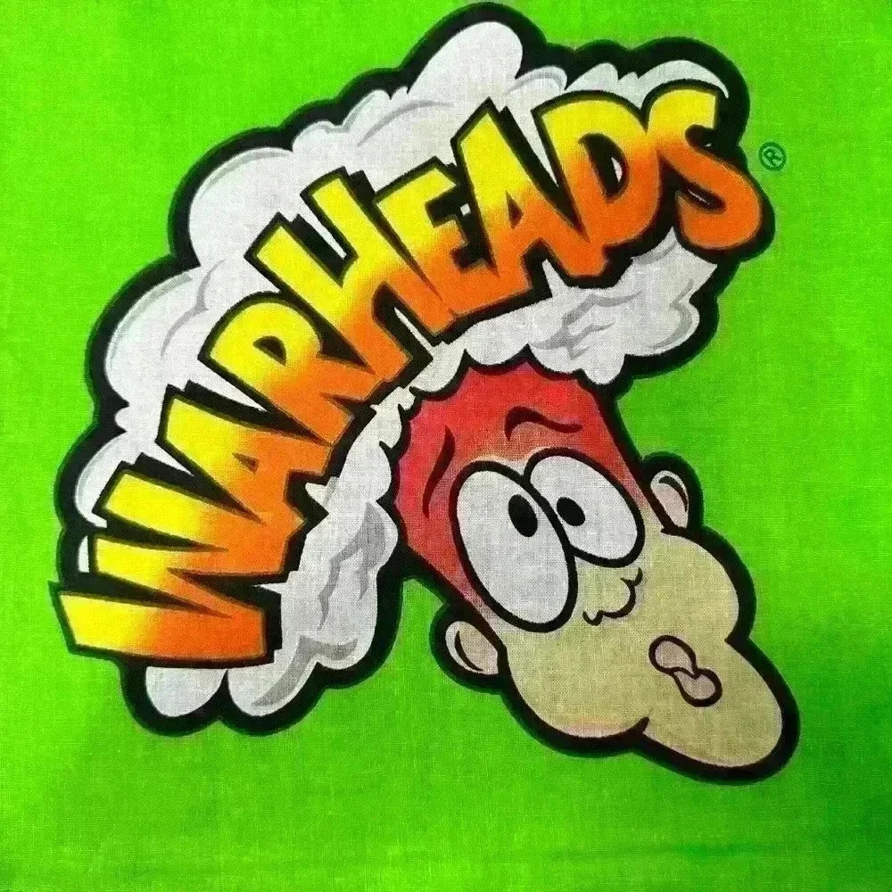 Lot of 8 Warheads Candy Handkerchiefs - Picture 2 of 2
